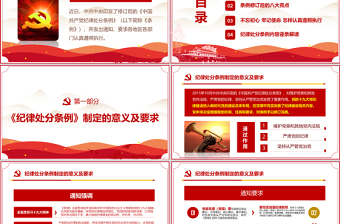 原创精讲新版中国共产党纪律处分条例党课PPT-含讲稿