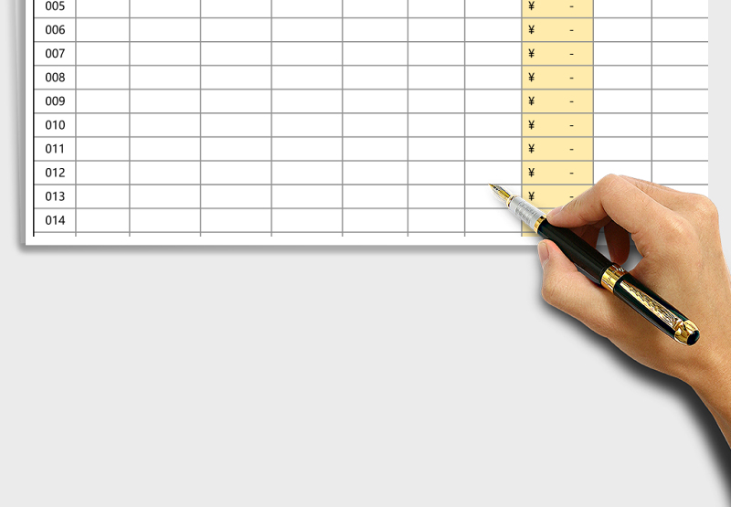 企业员工工资核算表Excel模板