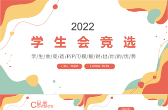 2023学生会文艺部竞选ppt