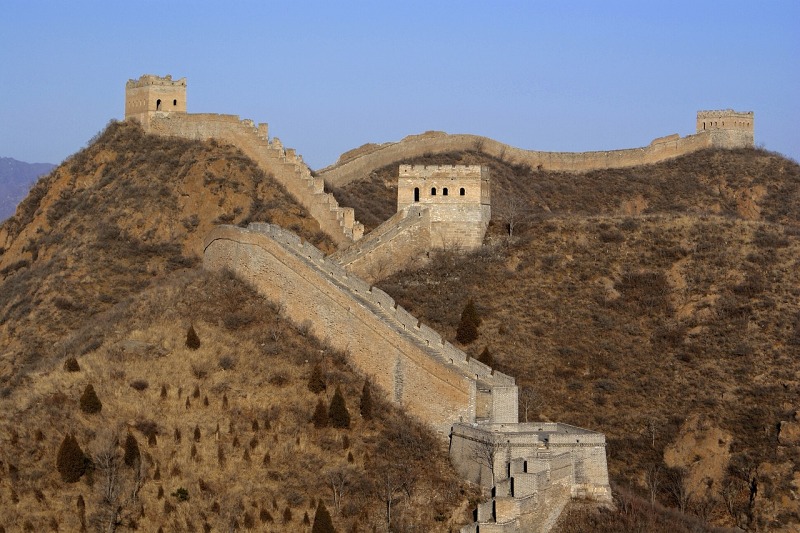 中国的长城, 中国, 名胜古迹, 北京, 长城, 墙