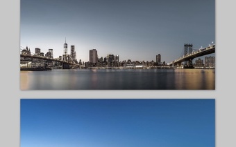 三张高清精美城市夜景PPT背景图片
