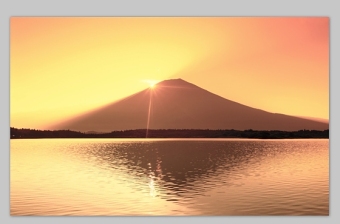 埃菲尔铁塔 富士山 夕阳下的世界名胜景点ppt图片