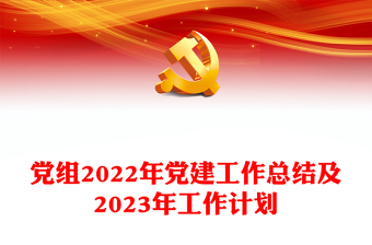 2023党组3年党建工作总结