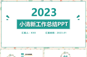 2023选调生工作总结ppt