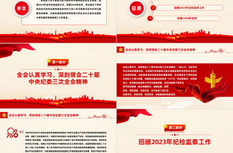 2024年上海市十二届市纪委三次全会决议PPT党政风纪检监察工作课件
