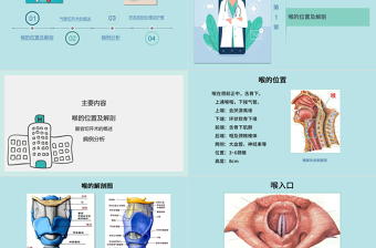 2022气管切开术后患者护理查房PPT个性简约风护理查房通用PPT