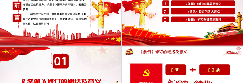 中共中央印发《中国共产党党员权利保障条例》PPT目标含文档