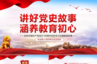 PPT专题21年中国共产党的成立ppt