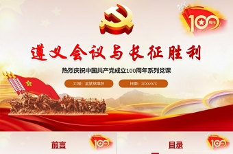 2021光辉的历程 热烈庆祝中国共产党建党一百周年ppt