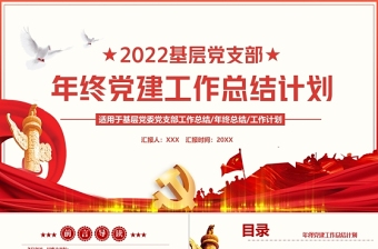 2024社区商务楼宇党建工作计划课件PPT
