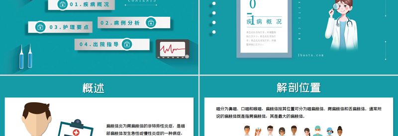 2022耳鼻喉护理查房术后医疗培训PPT卡通清新护理查房术后医疗培训PPT