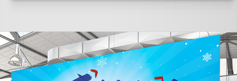 2022北京冬奥会展板时尚大气冬奥会宣传展板设计模板