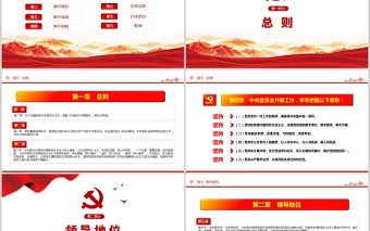 2021中央委员会工作条例学习解读中国党政微党课PPT