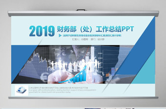 2019财务总监年度报表PPT模板
