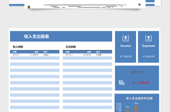 收入支出报表管理系统