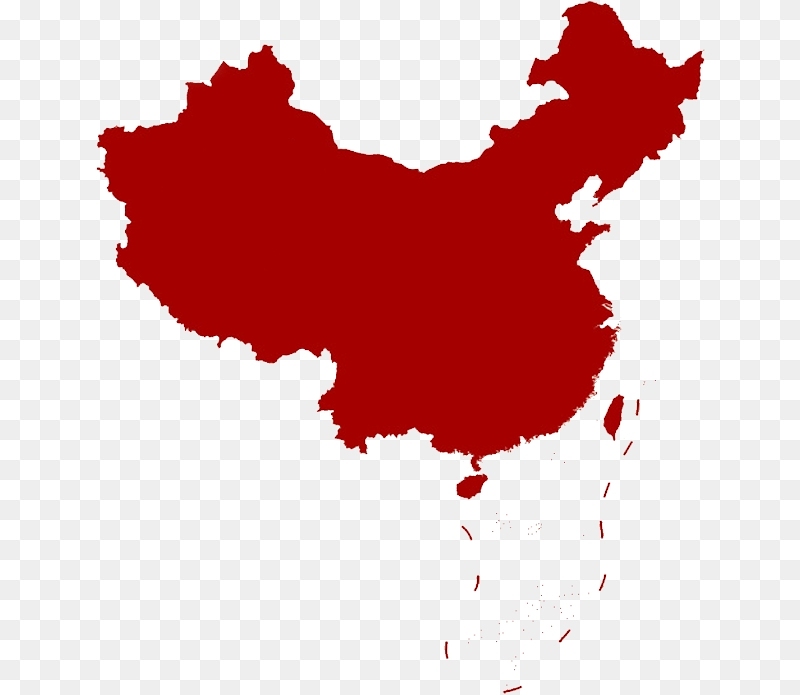 免抠中国,红色,地图,漂亮,素材