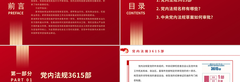 中国共产党党内法规有哪些PPT党历来重视党内法规制度建设注重运用党内法规管党治党纪律党课课件