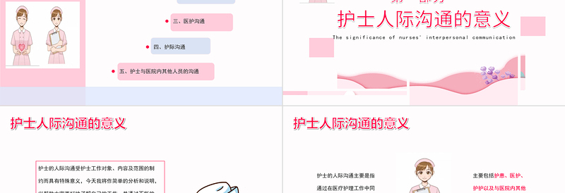2022护士礼仪与沟通培训技巧PPT创意简约风护士技巧培训通用PPT