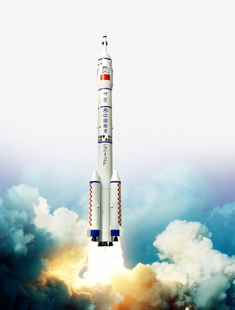 精致中国航天科技火箭发射宇宙航天图素材