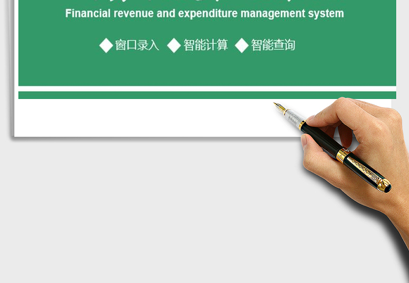 2021年财务收支管理系统(自动统计，智能查询，)