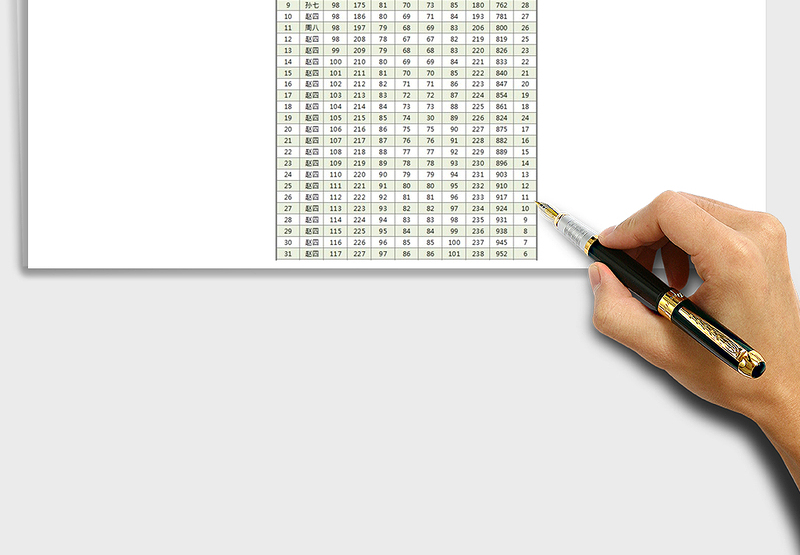 2022中小学生期末考试成绩统计表Excel模板免费下载
