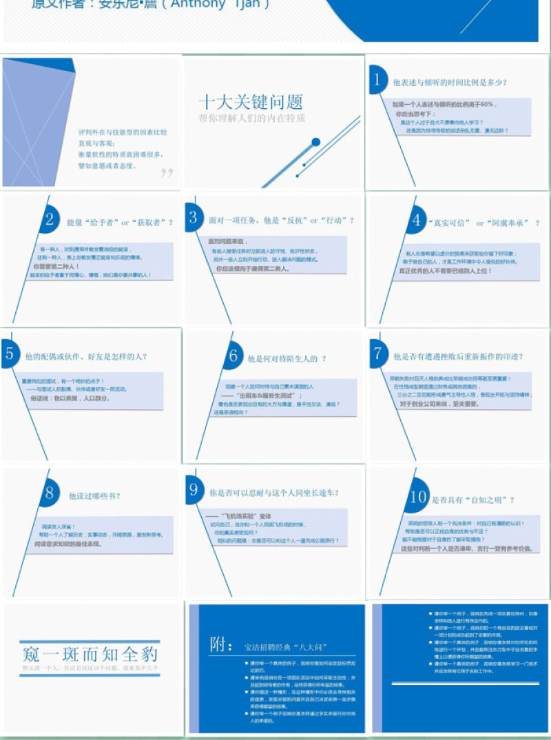 人力资源管理人员培训PPT模板