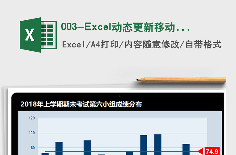 003-Excel动态更新移动平均线图免费下载