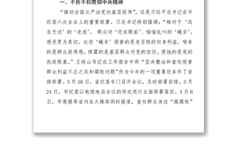 在全区查处侵害群众利益不正之风和腐败问题工作会议上的讲话