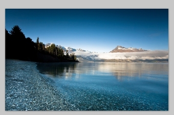 静静的湖面山水自然高清背景图片