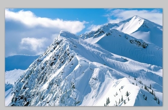 雪山风景图片背景
