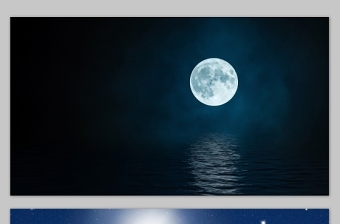 超大圆月月色高清背景（2张）