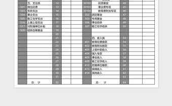 公司资产负债表excel