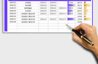 2021年工作计划及进度表