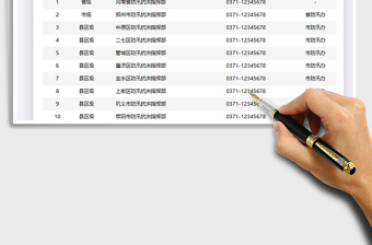 2021防汛抗洪值班电话表（含郑州全部乡镇）免费下载