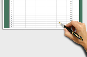 2021收支明细表-Excel自动免费下载
