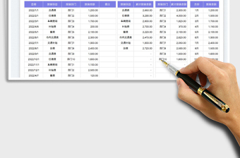 2023差旅费报销明细表-部门项目汇总表免费下载