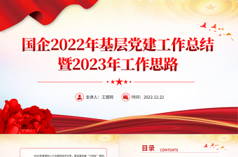 2023国企党建学习计划ppt