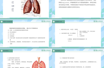 2022肺癌护理查房PPT清新创意护理查房通用PPT