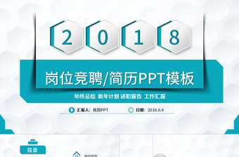 2021企业竞聘主管ppt