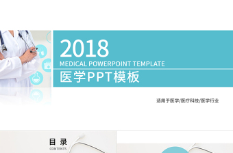 医疗医学行业医生工作汇报PPT动态模板