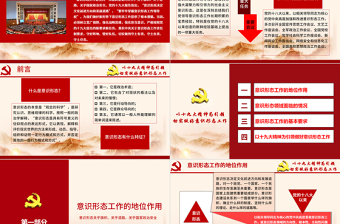 加强党的意识形态工作提升干部意识形态能力专题党课ppt课件-含讲稿