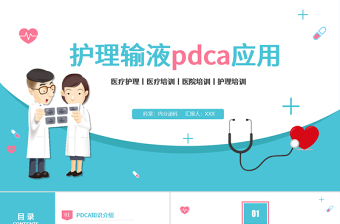 护理输液pdca应用护理输液安全品管圈PPT