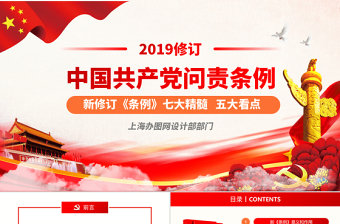 2021年问责条例党课ppt