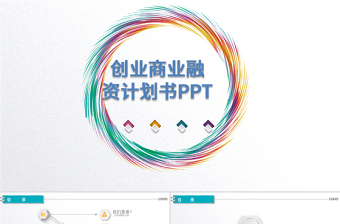 创业融资招商商业计划书ppt模板
